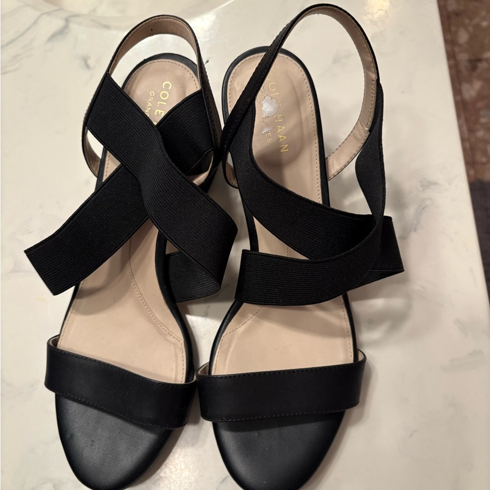 Cole Haan Women's Black Strappy Sandals